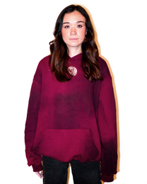 CORNELL Hoodie - Washed Maroon